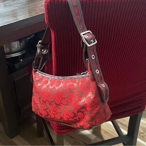 Red Patterned Women's Bag